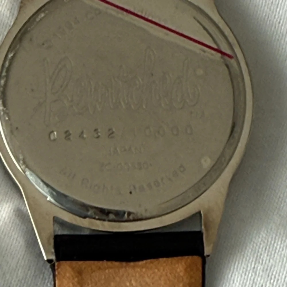 Brand New Vintage Bewitched Black Leather Strap Watch